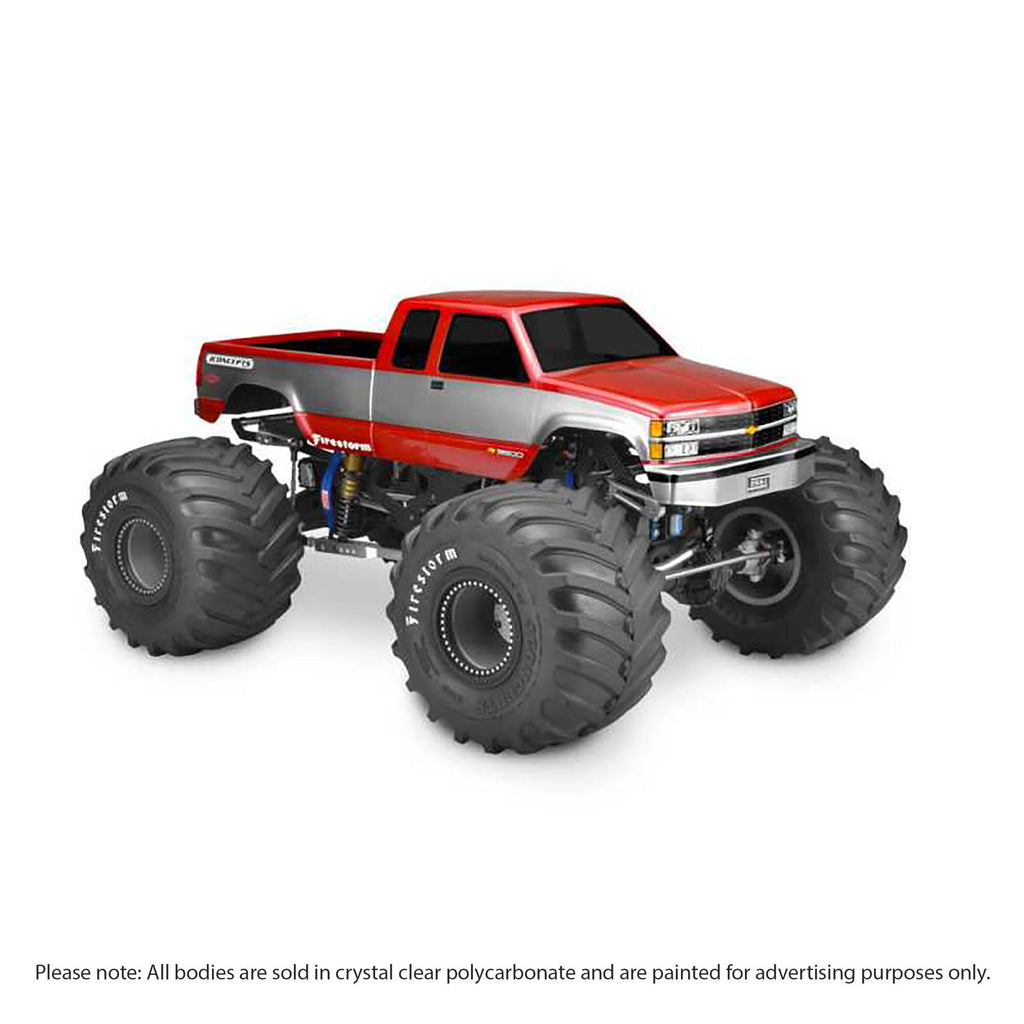 J Concepts JCO0339 1988 Chevy Silverado Ext Cab MT Clear Body: 13WB