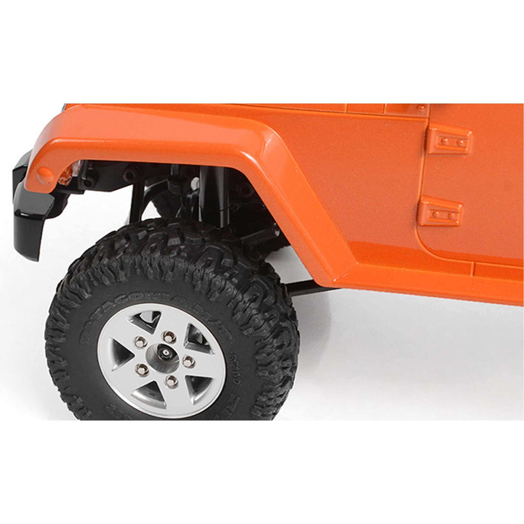 RC4WD ZRTR0048 1/18 Gelande II RTR w/ Black Rock Body Set,Orange