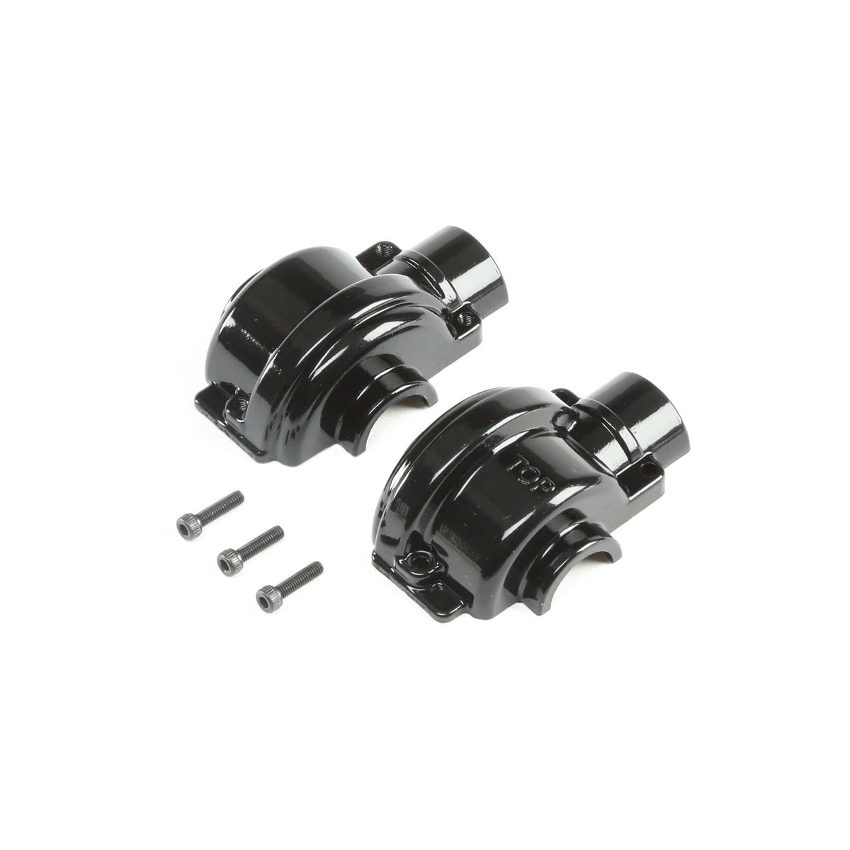 Losi LOS242022 Aluminum Diff Case, Black: 1/8 LST/2, 3XL-E