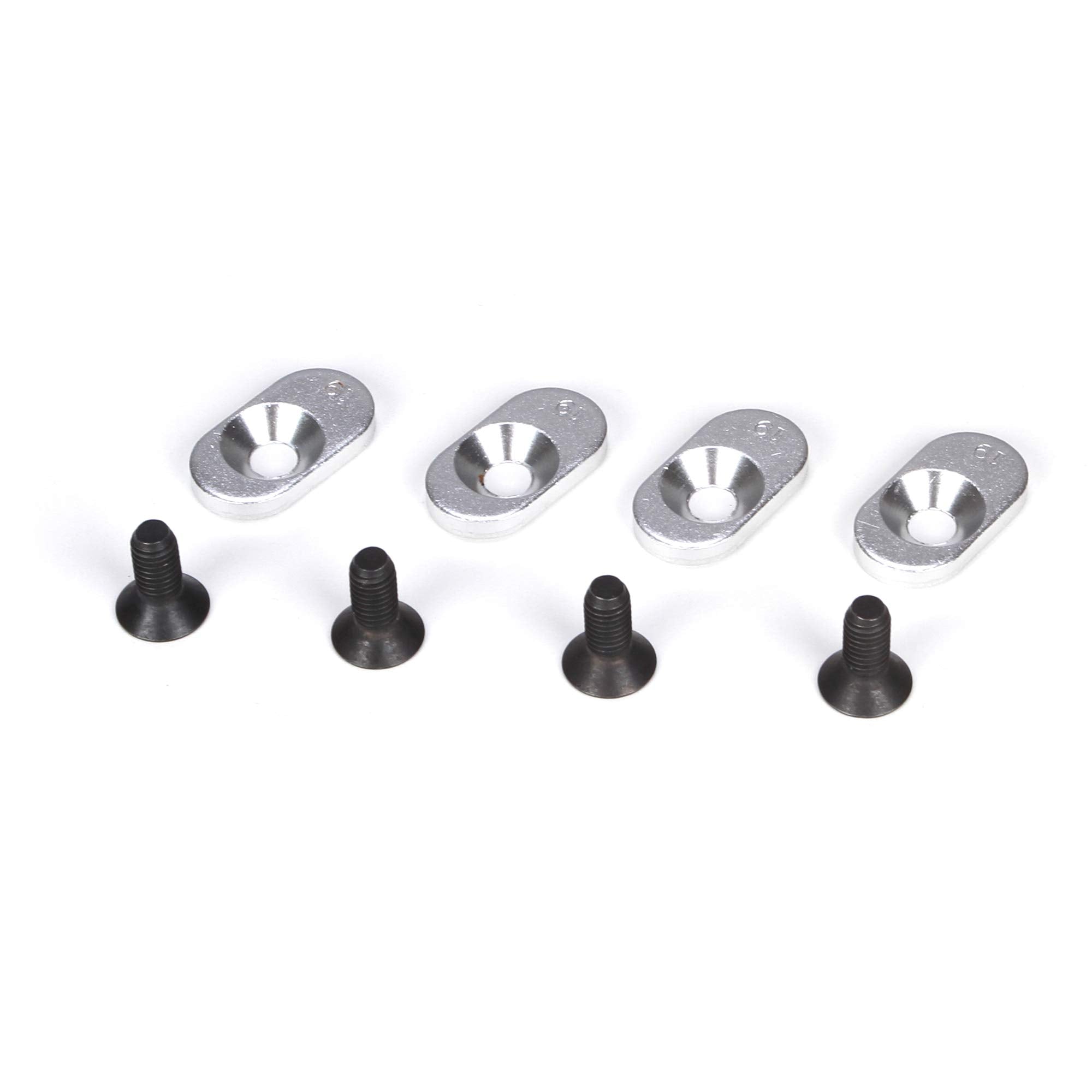 Losi LOSB5802 Engine Mount Inserts & Screws, 20T (4): 5IVE-T