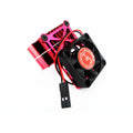 Hot Racing MH550TE02 Red Multi Mount Fan Cool Heat Sink 36mm Motor: 2WD Slash