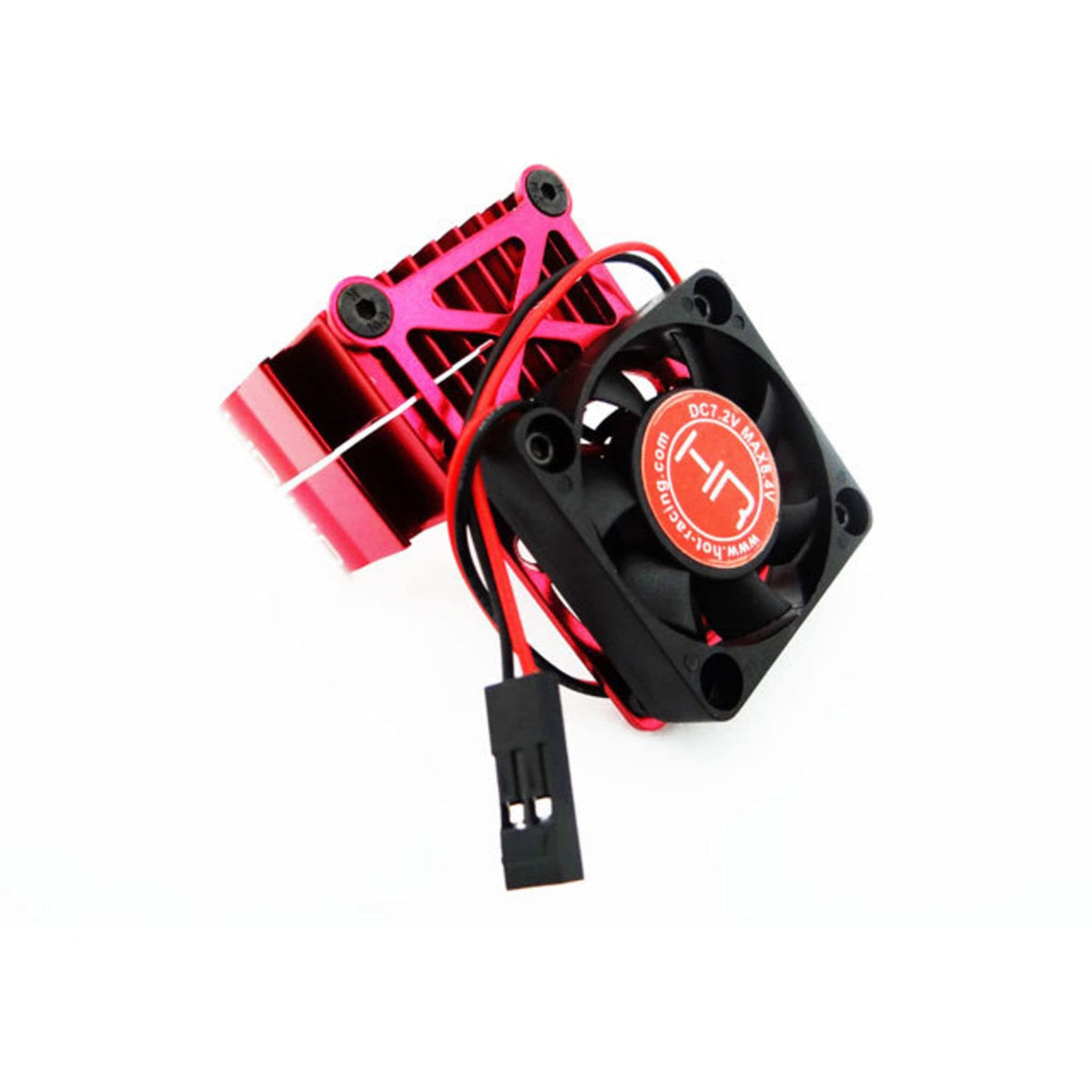 Hot Racing MH550TE02 Red Multi Mount Fan Cool Heat Sink 36mm Motor: 2WD Slash