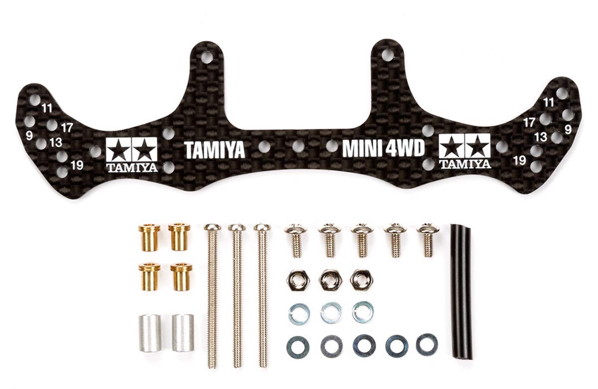 Tamiya 15499 HG Carbon Wide Rear Plate 1.5mm