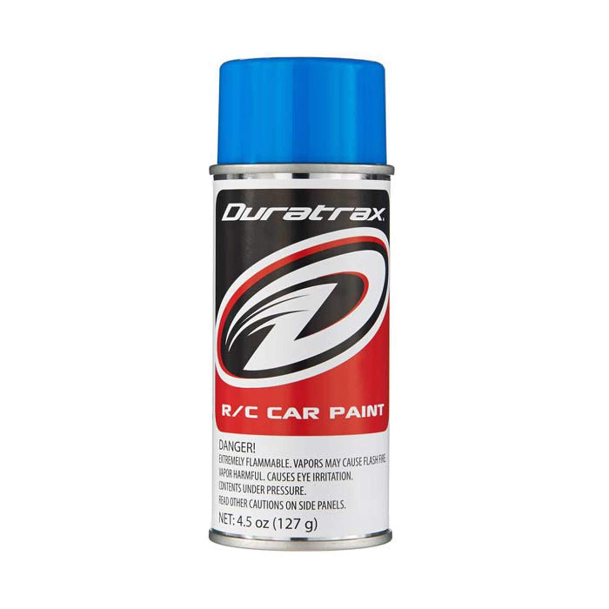 DuraTrax PC282 Polycarb RC Spray Paint, Fluorescent Blue 4.5 oz