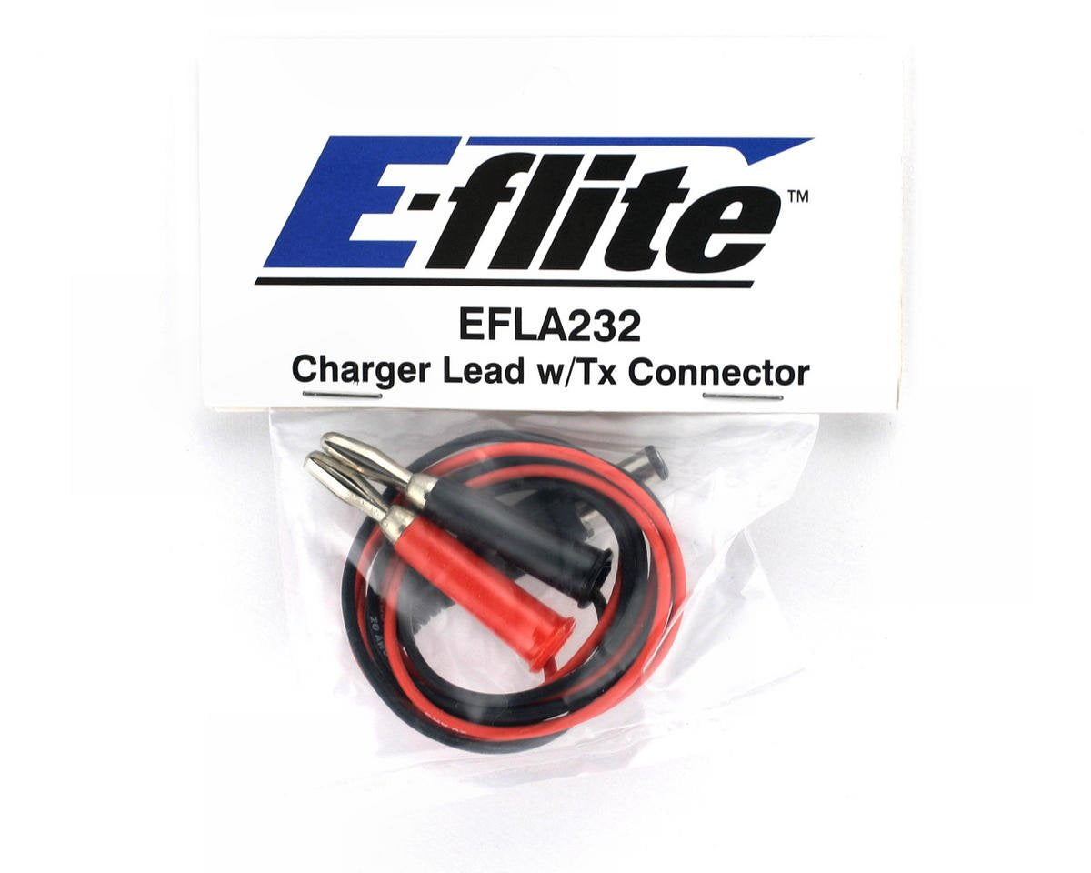 E-Flite EFLA232 Charger Lead with Transmitter Connector