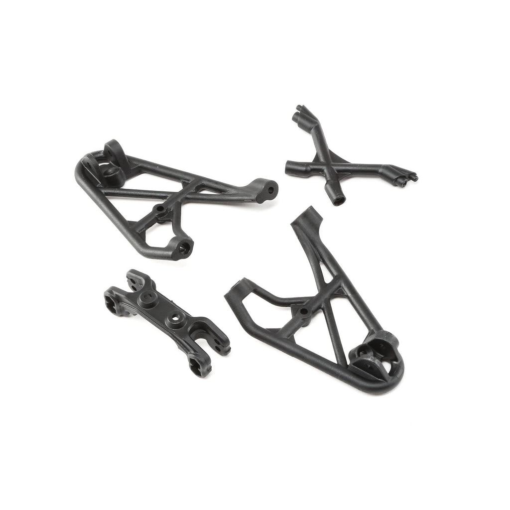 Losi LOS231022 Front Shock Tower, Brace, Camber Link Mount: Rock Rey