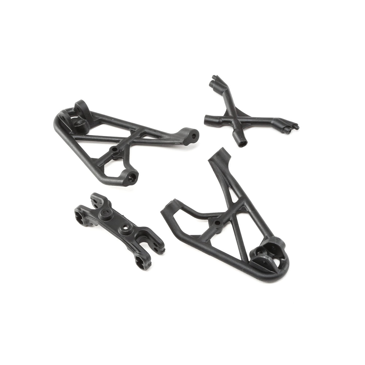 Losi LOS231022 Front Shock Tower, Brace, Camber Link Mount: Rock Rey