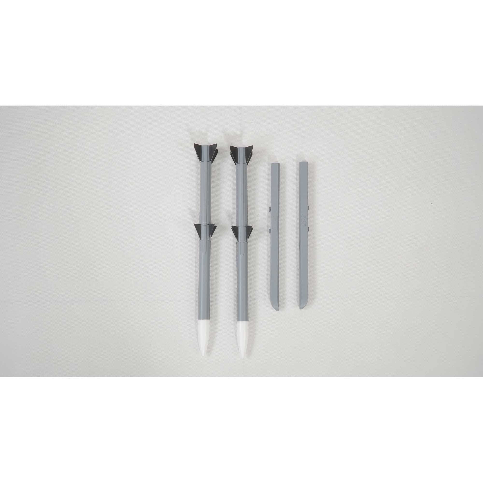 E-Flite EFL87885 Wing Tip Missiles: F-16 Falcon-Gray 80mm EDF