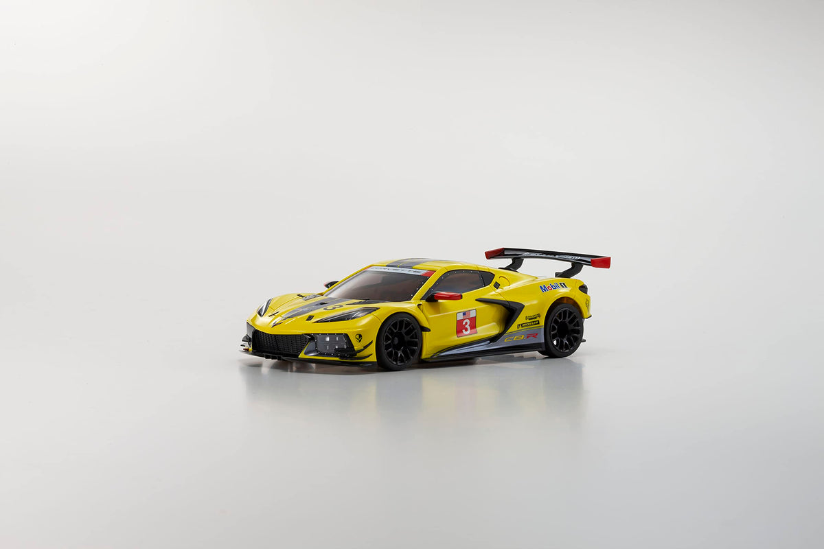 Kyosho 32342Y MINI-Z RWD Series Ready Set Chevrolet Corvette C8.R Yellow