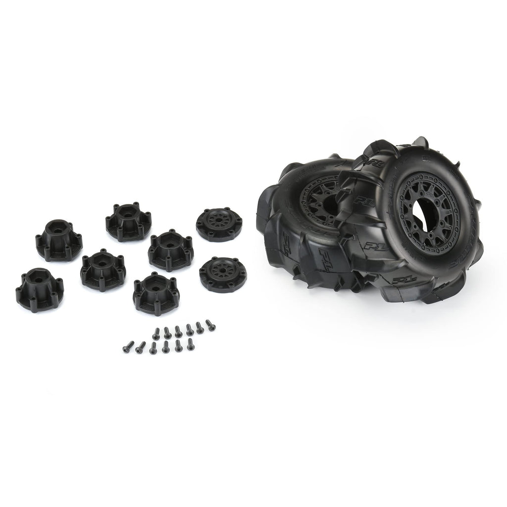 Pro-Line 1018510 Dumont Paddle SC 2.2"/3.0" Mounted Raid Black F/R