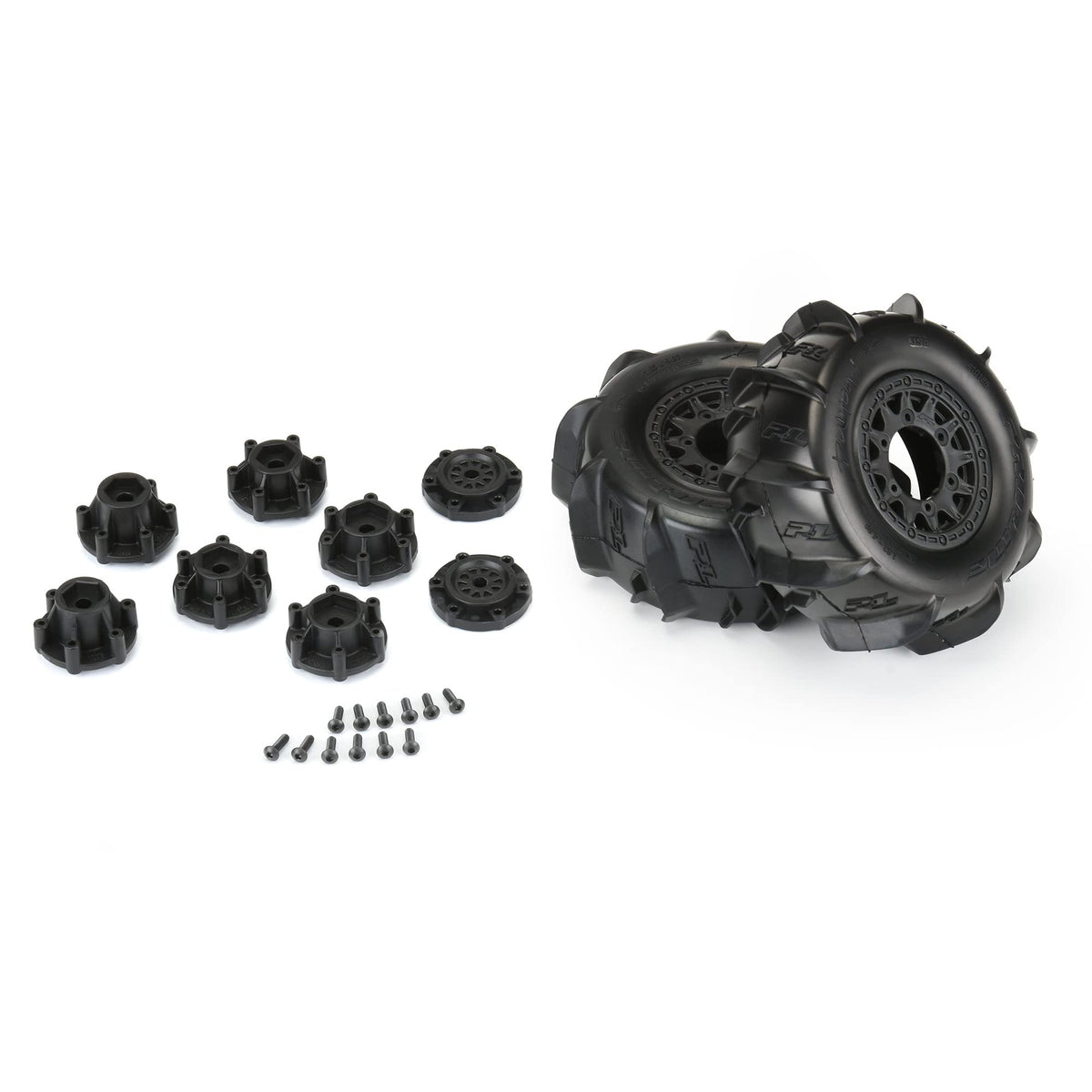 Pro-Line 1018510 Dumont Paddle SC 2.2"/3.0" Mounted Raid Black F/R