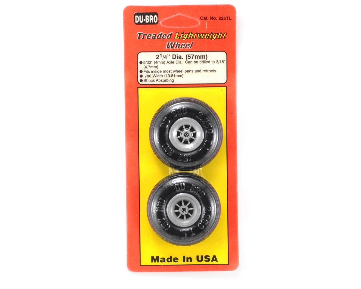 Du-Bro Diameter Treaded Lightweight Wheel