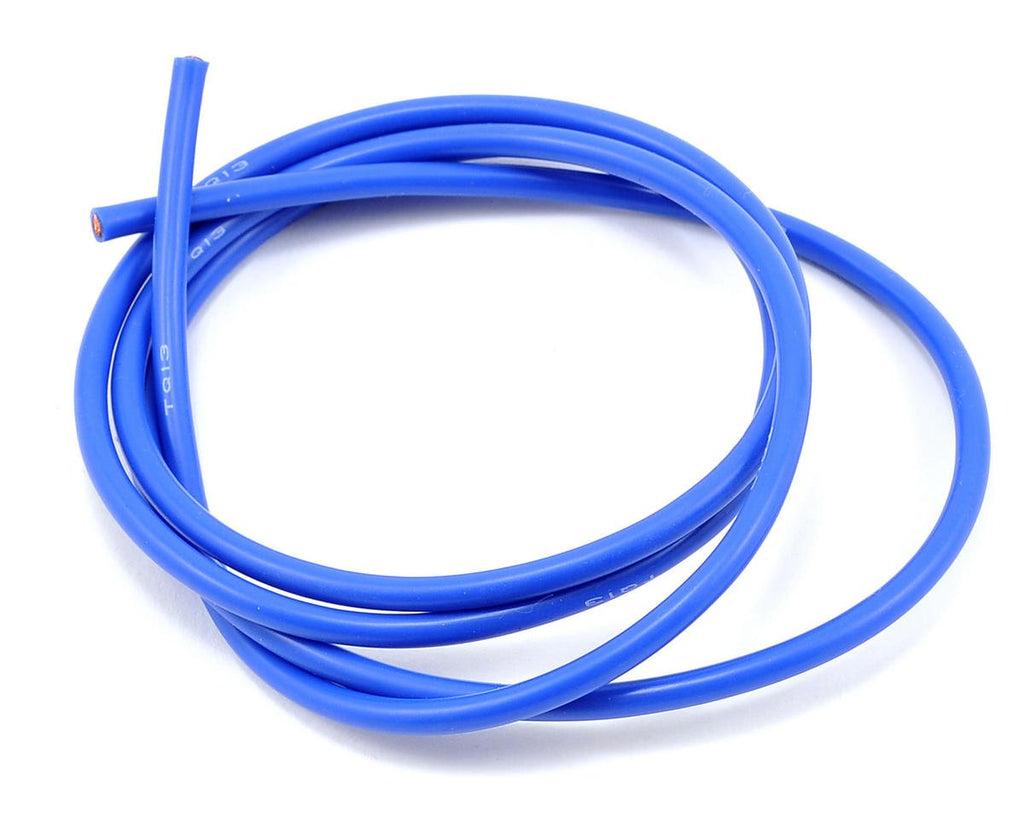 TQ Wire 1332 13 Gauge Super Flexible Wire- Blue 3'