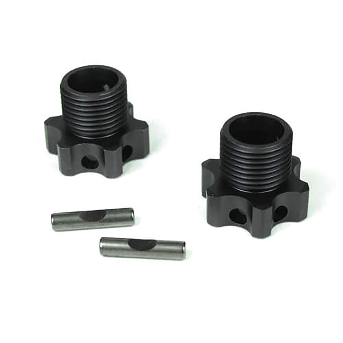 Tekno RC 5071C Wheel Hubs Alum 2mm offset w/pins, 2pc: EB48