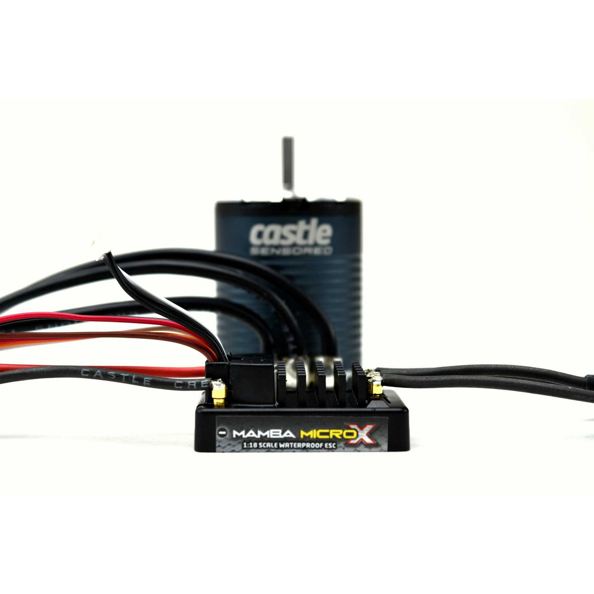 Castle Creations 010-0162-03 Mamba MICRO X 12.6V ESC 1406-2850KV Sensored Combo