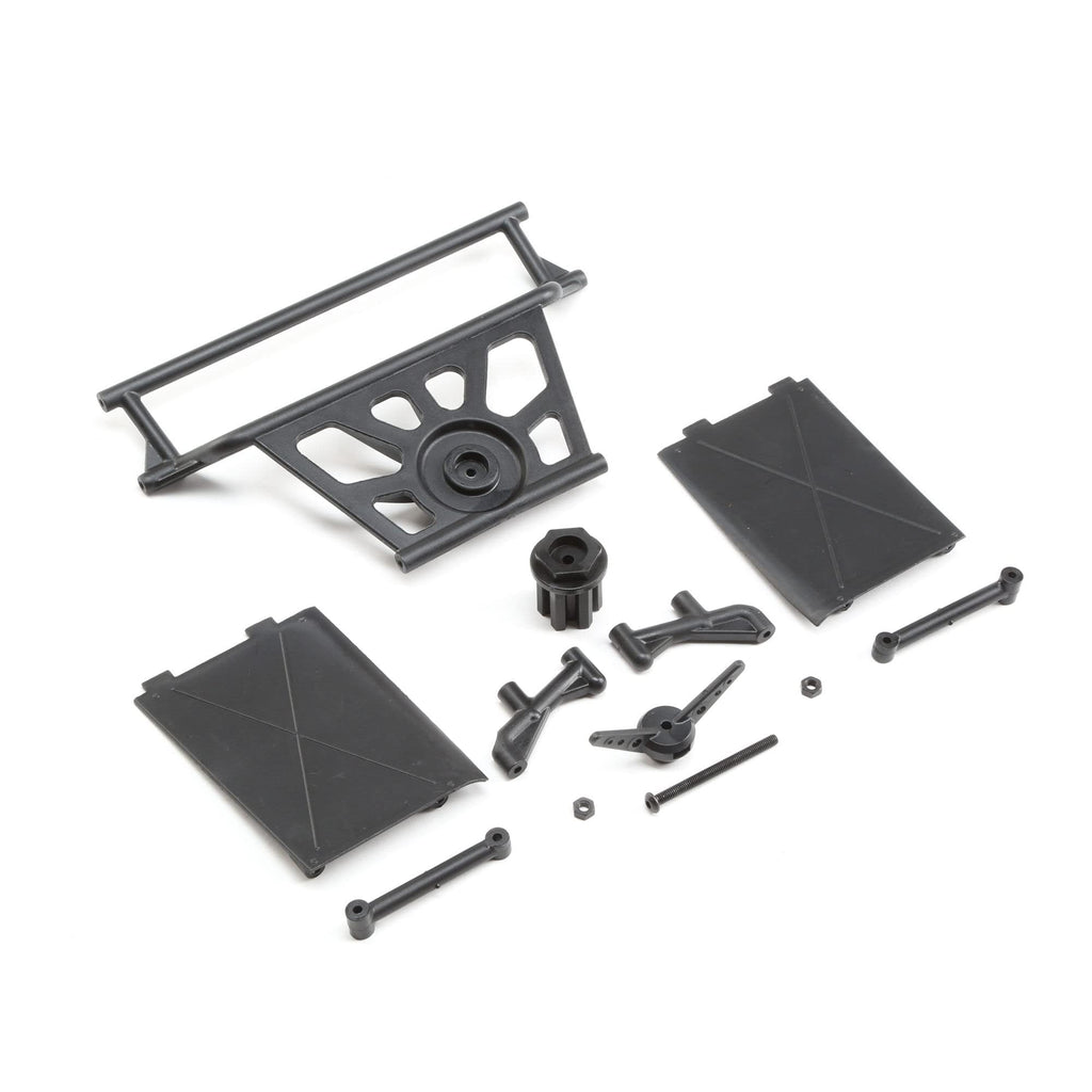 Losi LOS251078 Cage Rear, Tower Supports,Mud Guards: SuperRockRey