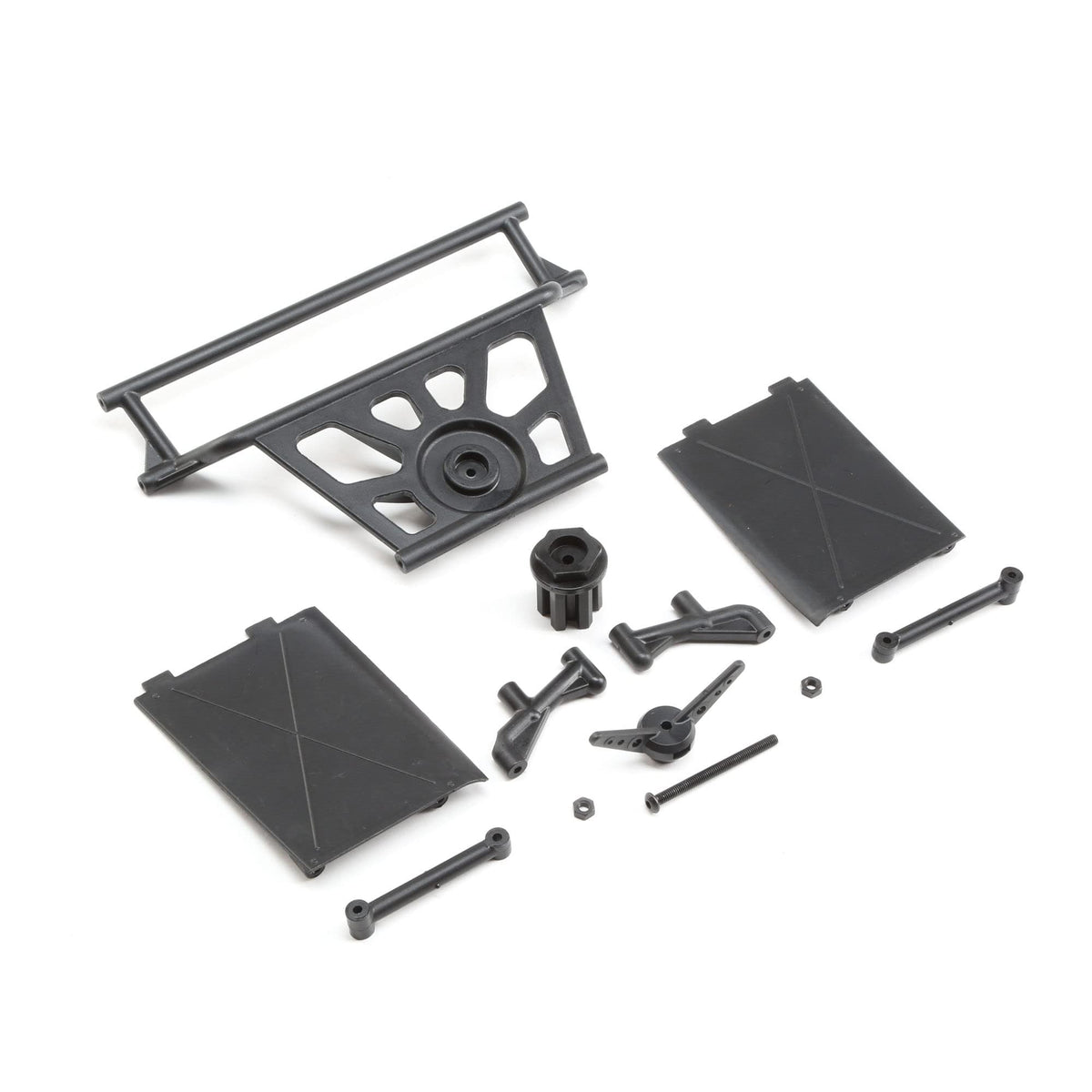 Losi LOS251078 Cage Rear, Tower Supports,Mud Guards: SuperRockRey