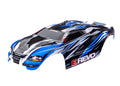 Traxxas 7115-BLUE Pre-Painted Blue Body 1/16 E-Revo