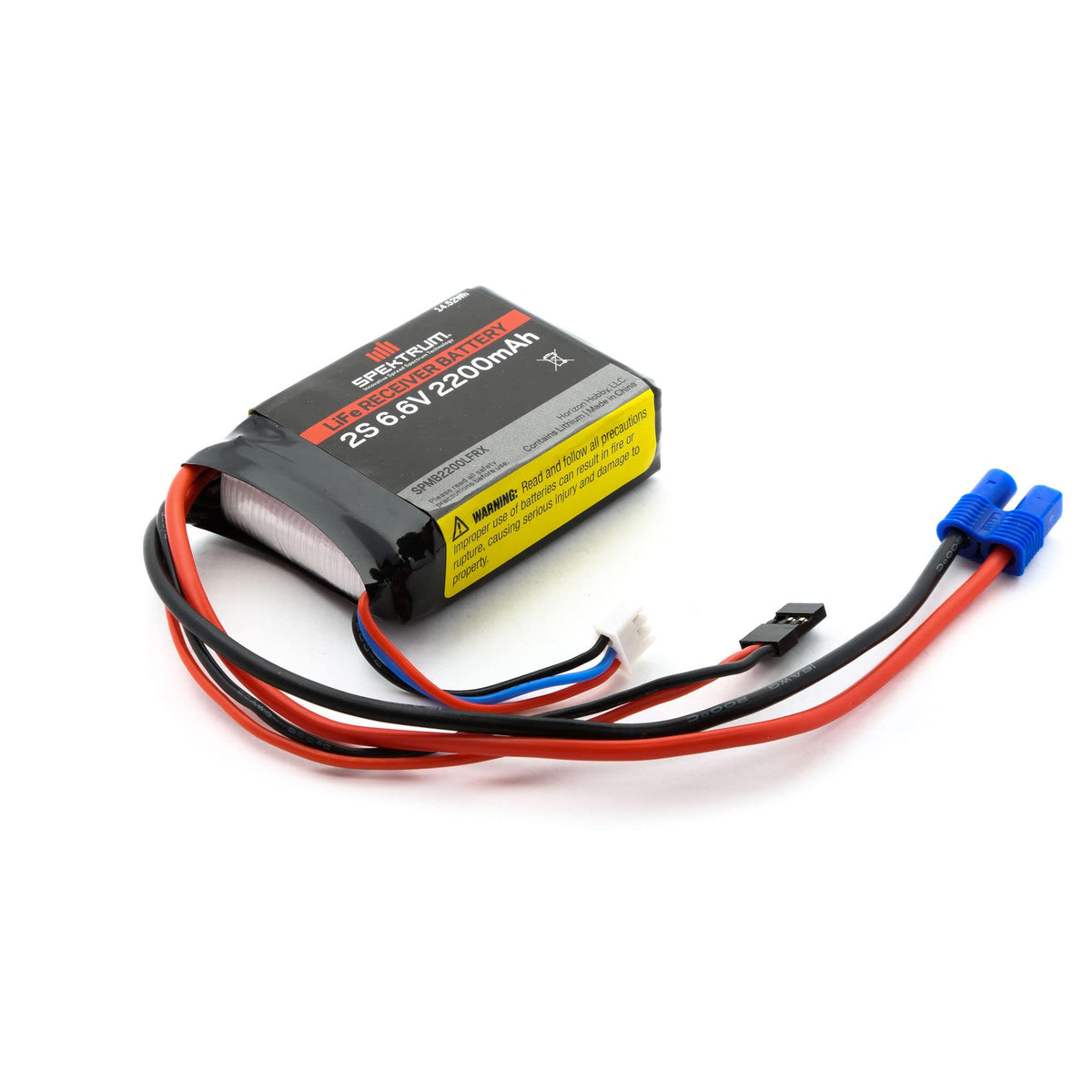 Spektrum SPMB2200LFRX 2200mAh 2S 6.6V Li-Fe Receiver Battery