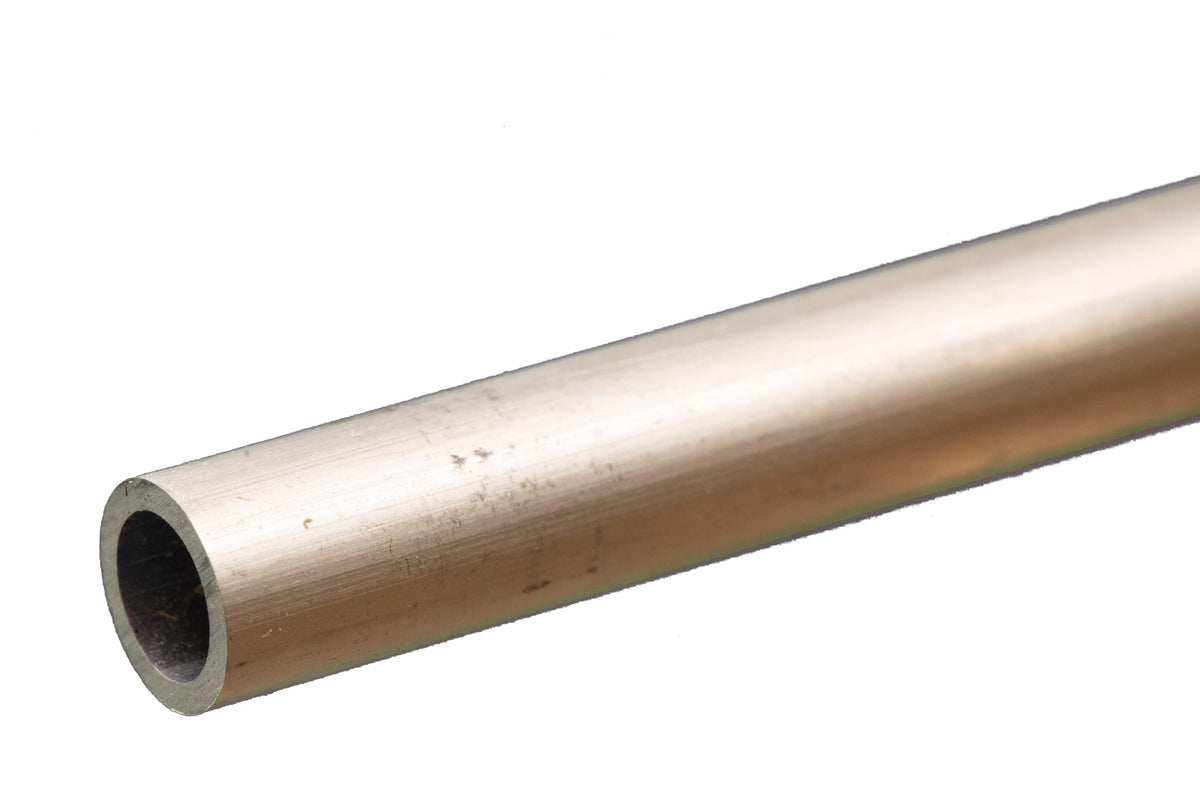 K & S Metals 83063 Round Aluminum Tube: 3/8" OD x 0.049" Wall x 12" Long