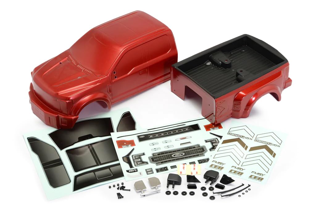 CEN Racing CD0904 FORD F-450 SD Complete Body Set (Candy Apple Red)