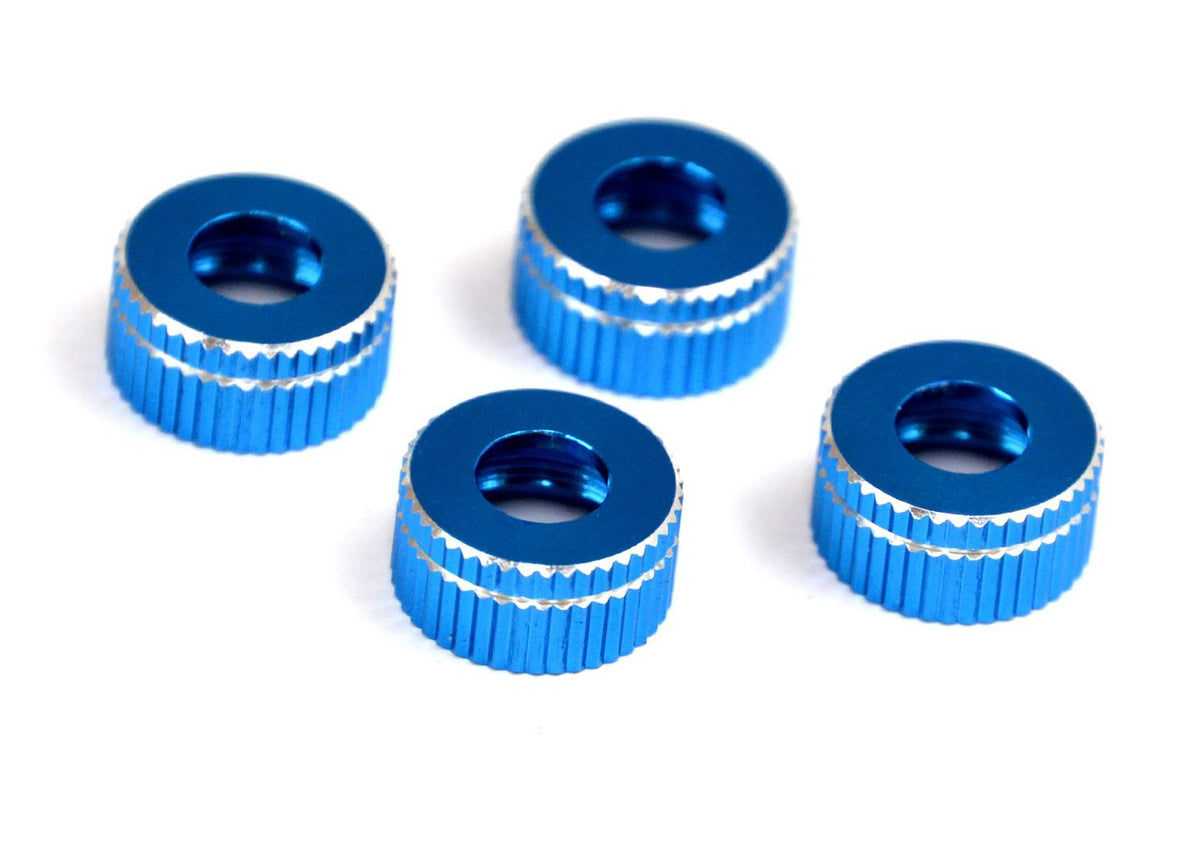 Exotek Racing 1550BLU AE Lower Shock Caps (1 Pair) B5, T5, SC5