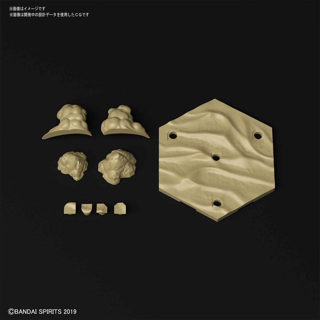Bandai 5059535 #02 Customize Scene Base (Desert Version) "30 MM"