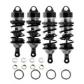 Integy C32719BLACK Alloy Machined Shock Set (4) for Arrma 1/7 Limitless, Felony & Infraction