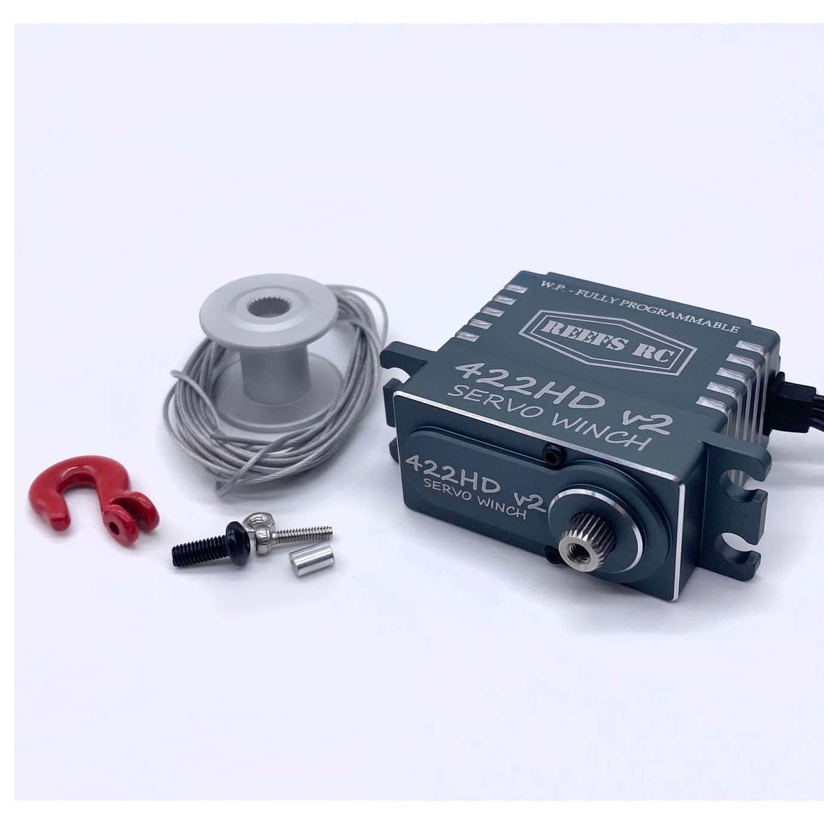 Reefs RC REEFS43 422HDv2 Servo Winch High Torque Digital Coreless w/ Built In Preprogrammed Winch Controller