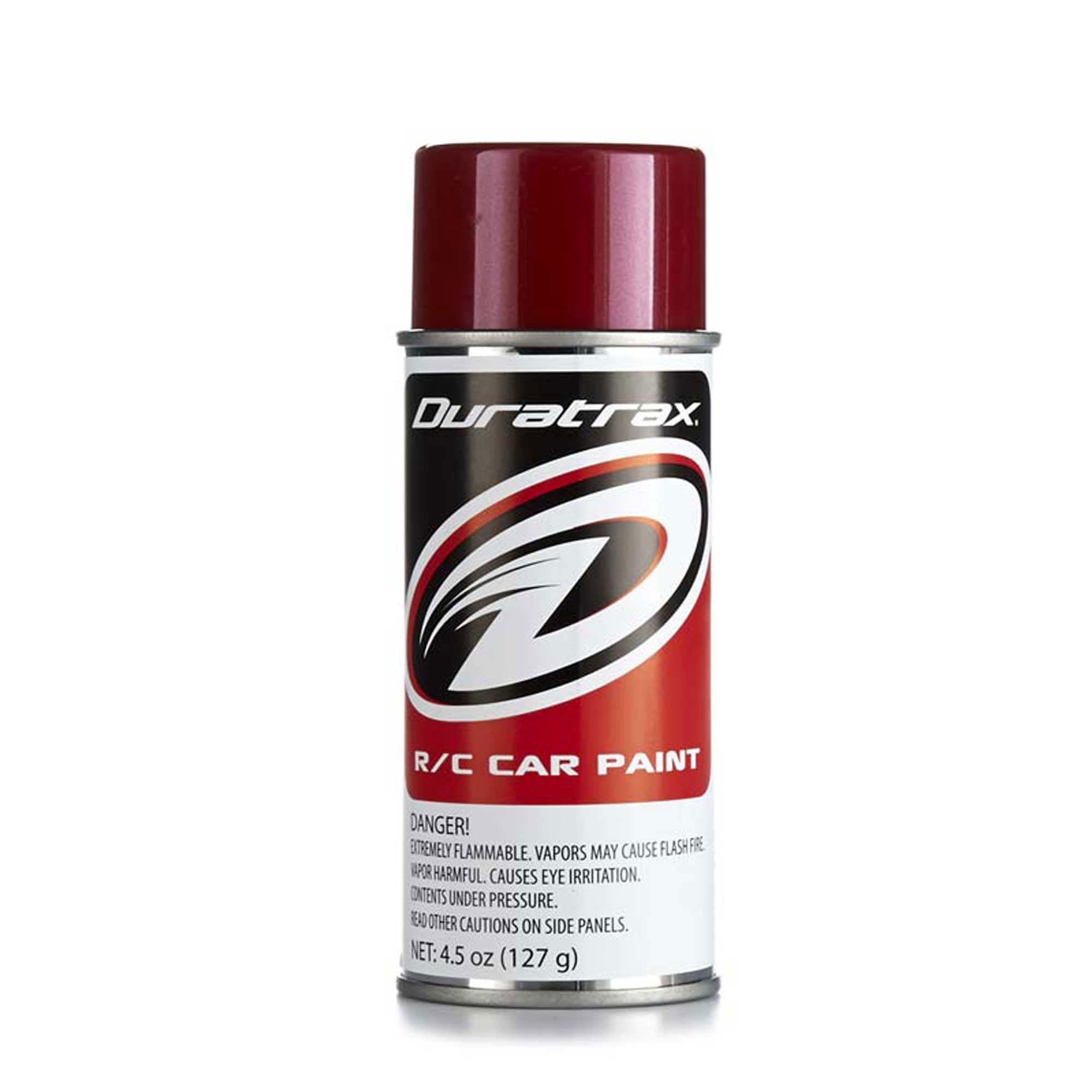 DuraTrax PC264 Polycarb RC Spray Paint, Metallic Red 4.5 oz