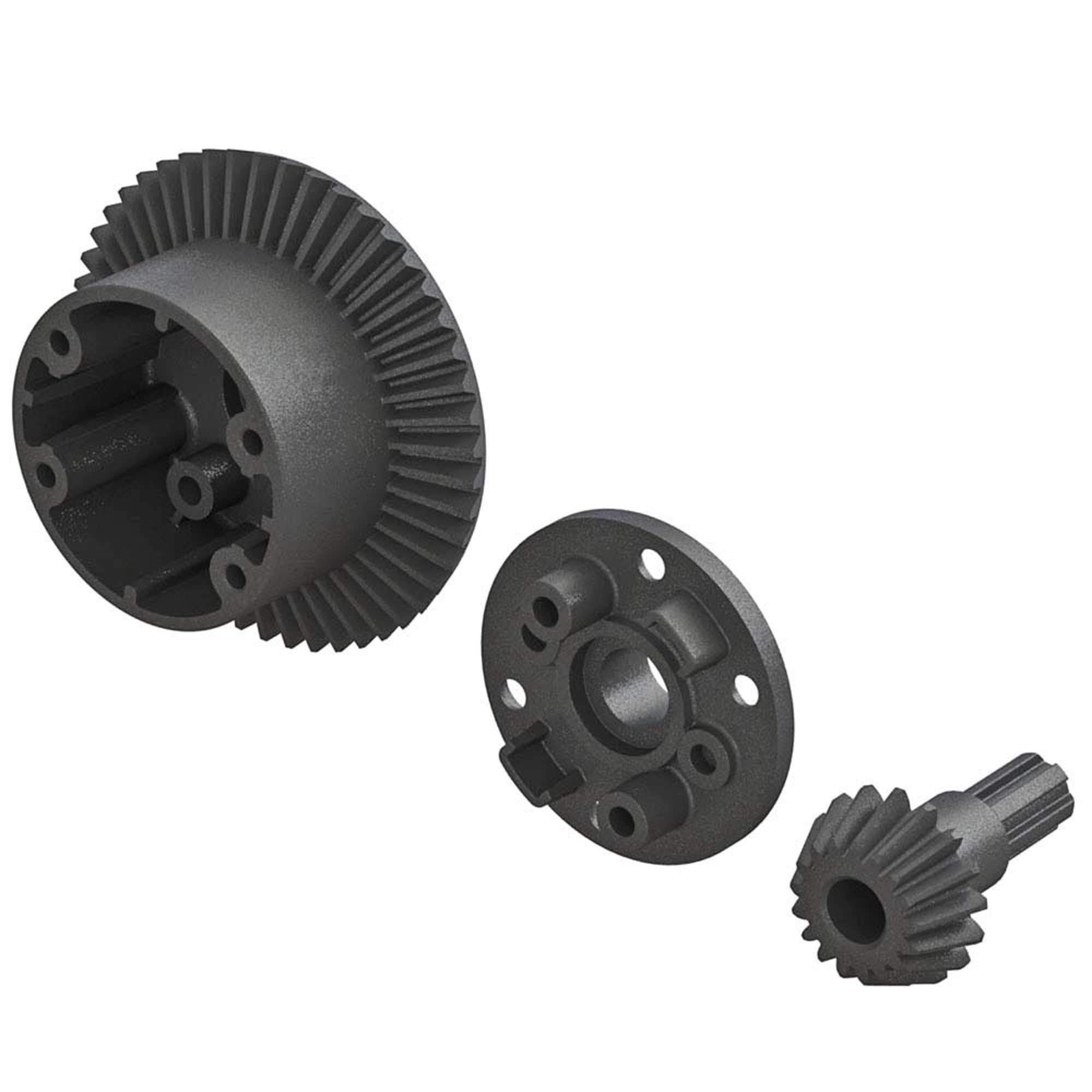 Arrma 310802 Diff Case, 49T Main Gear/17T Input Gear Set