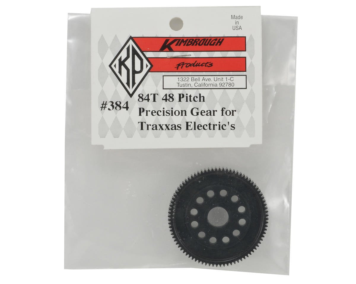 Kimbrough 384 84 Tooth 48 Pitch Spur Gear for Traxxas E-Cars & Trucks