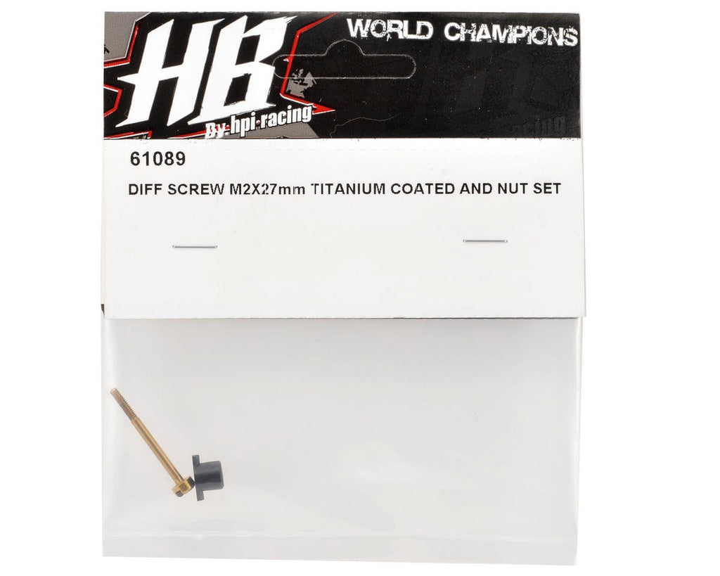 HOT BODIES 61089 TITANIUM COATED DIFF SCREW CYCLONE