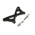 Team Losi Racing TLR334061 Carbon Front Tower +2mm w/Ti Standoffs: 22 5.0