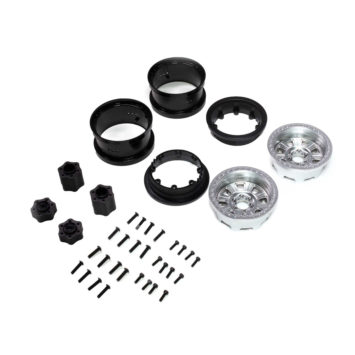 Axial AXI43007 2.2 Raceline Monster Beadlock Wheel Satin(2pcs)