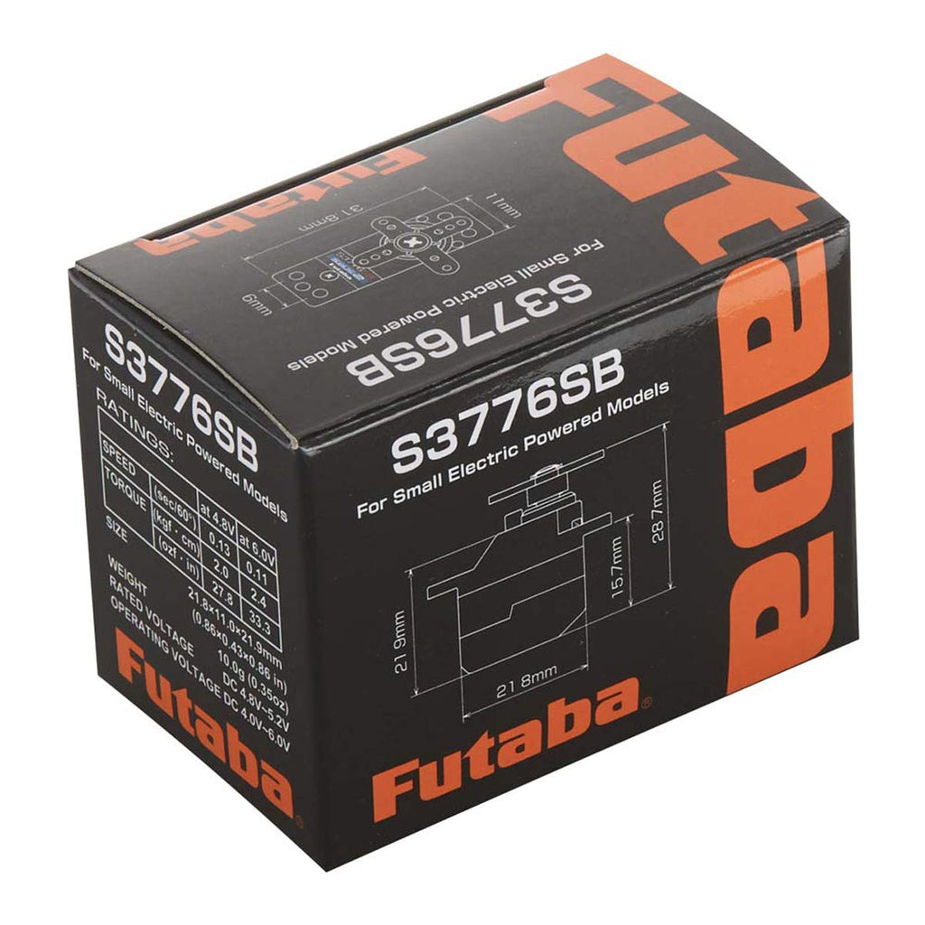 Futaba 01102270-3 S3776SB S.Bus Micro Metal Gear Aircraft Servo .11sec/33.3oz @