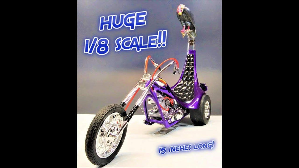 Atlantis M224 Tom Daniel  King ChopperII 1/8 Plastic Model Trike