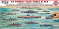 Atlantis R6300 US Combat Task Force Fleet 12 Ships Model Kit