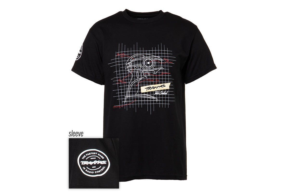 Traxxas 1375-2XL Take Control T-Shirt Black Adult 2X Large RC Racing