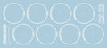 Team Associated 8692 RC10F6 Tire Decals, White