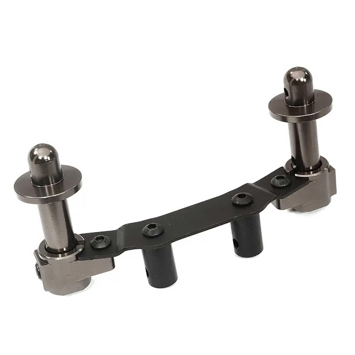 Integy C31305GREY Billet Mach FR Body Mount Set: Vorteks 4X4 3S BLX