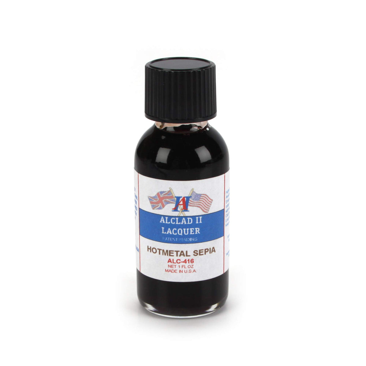 Alclad II 413 Hot Metal Blue Lacquer Airbrush Paint 1 oz