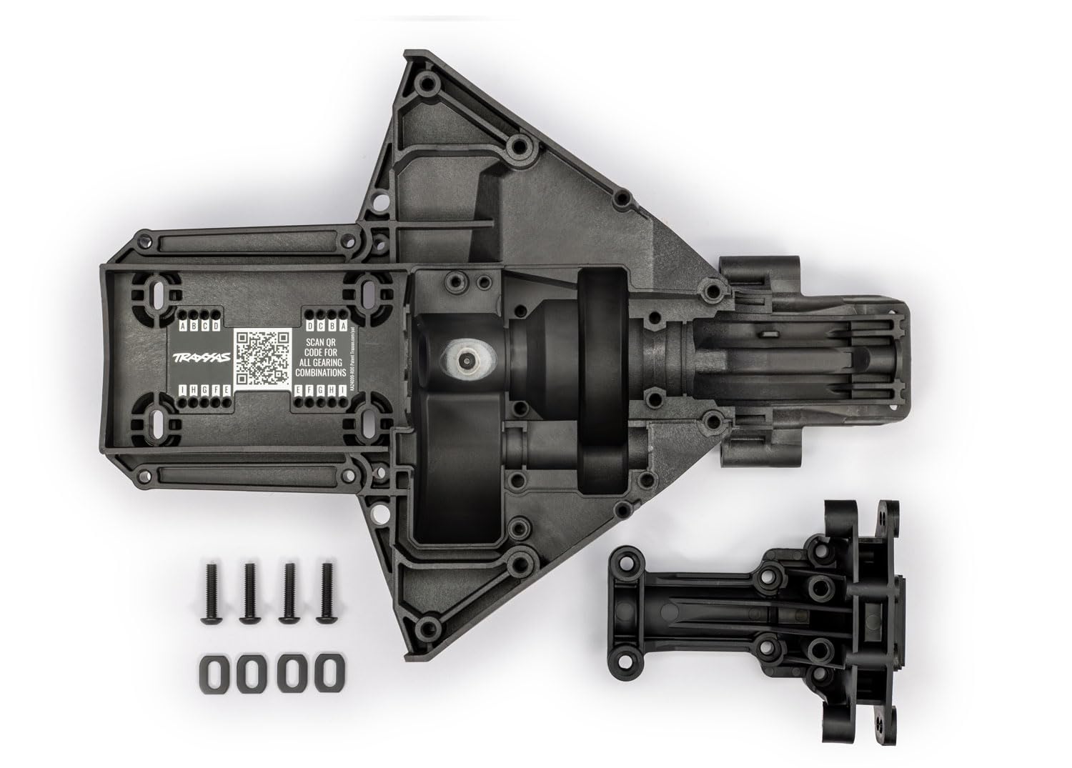 Traxxas 7727A Bulkhead Rear Upper & Lower