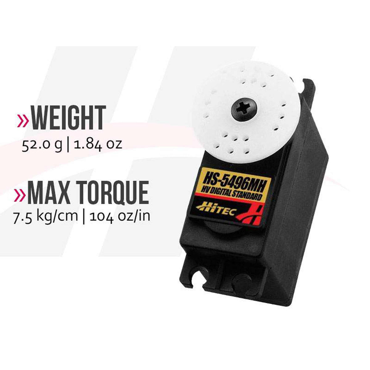 Hi-Tec 35496S Digital High Voltage Metal Gear HS-5496MH: Universal