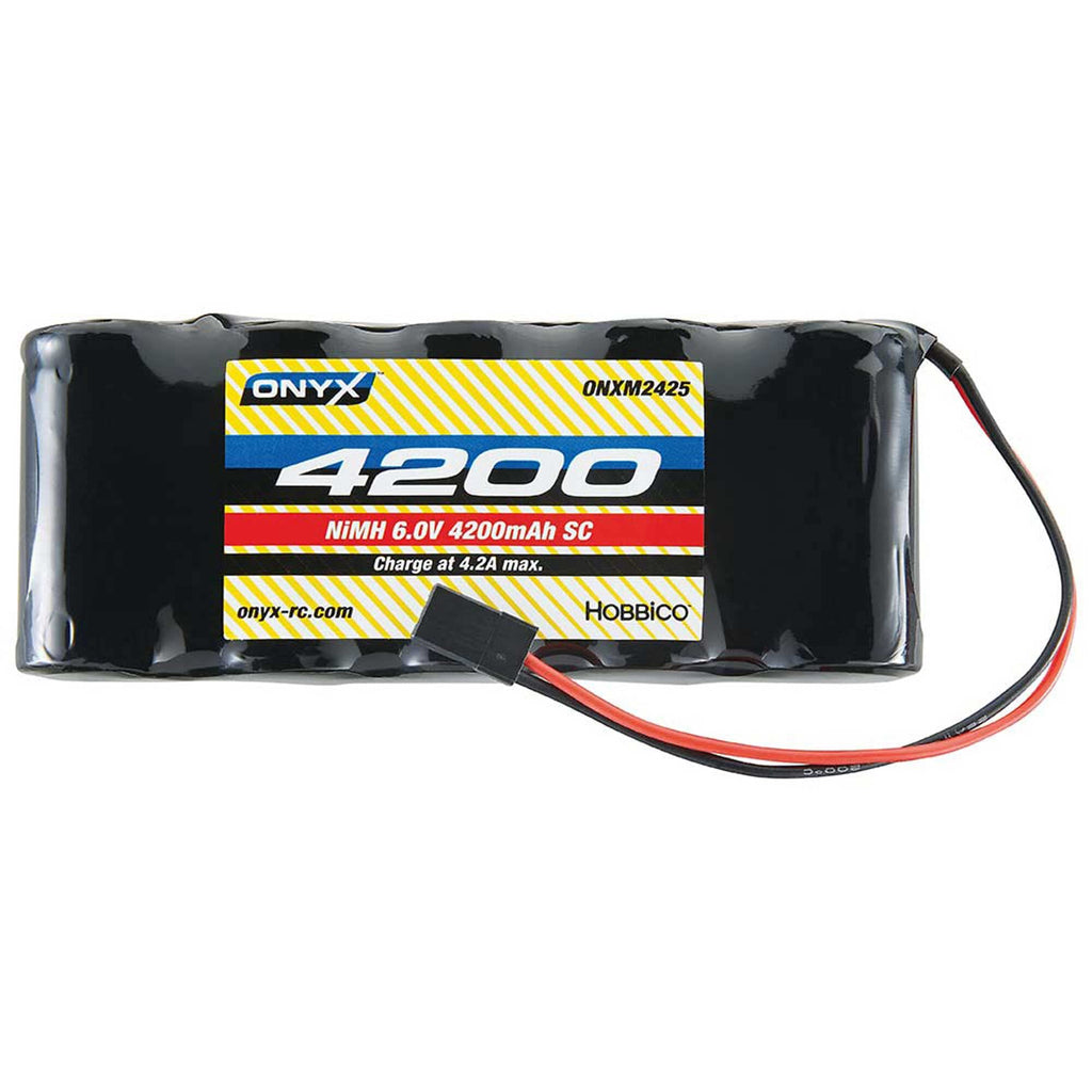 Onyx ONXM2427 NiMH 6.0V 4200mAh Sub-C Flat Receiver Universal