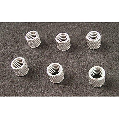 Hot Racing OF0208 Silver Alum. Fuel Line Retainers (6)