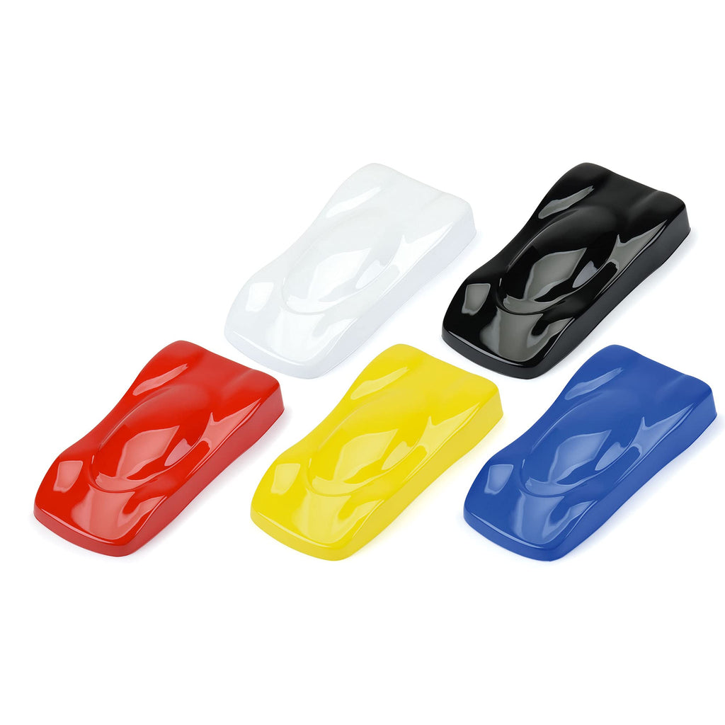 Pro-Line 632300 RC Body Paint Primary Colors (6 Pack)  Paint Reducer, White, Black, Red, Yellow, Blue