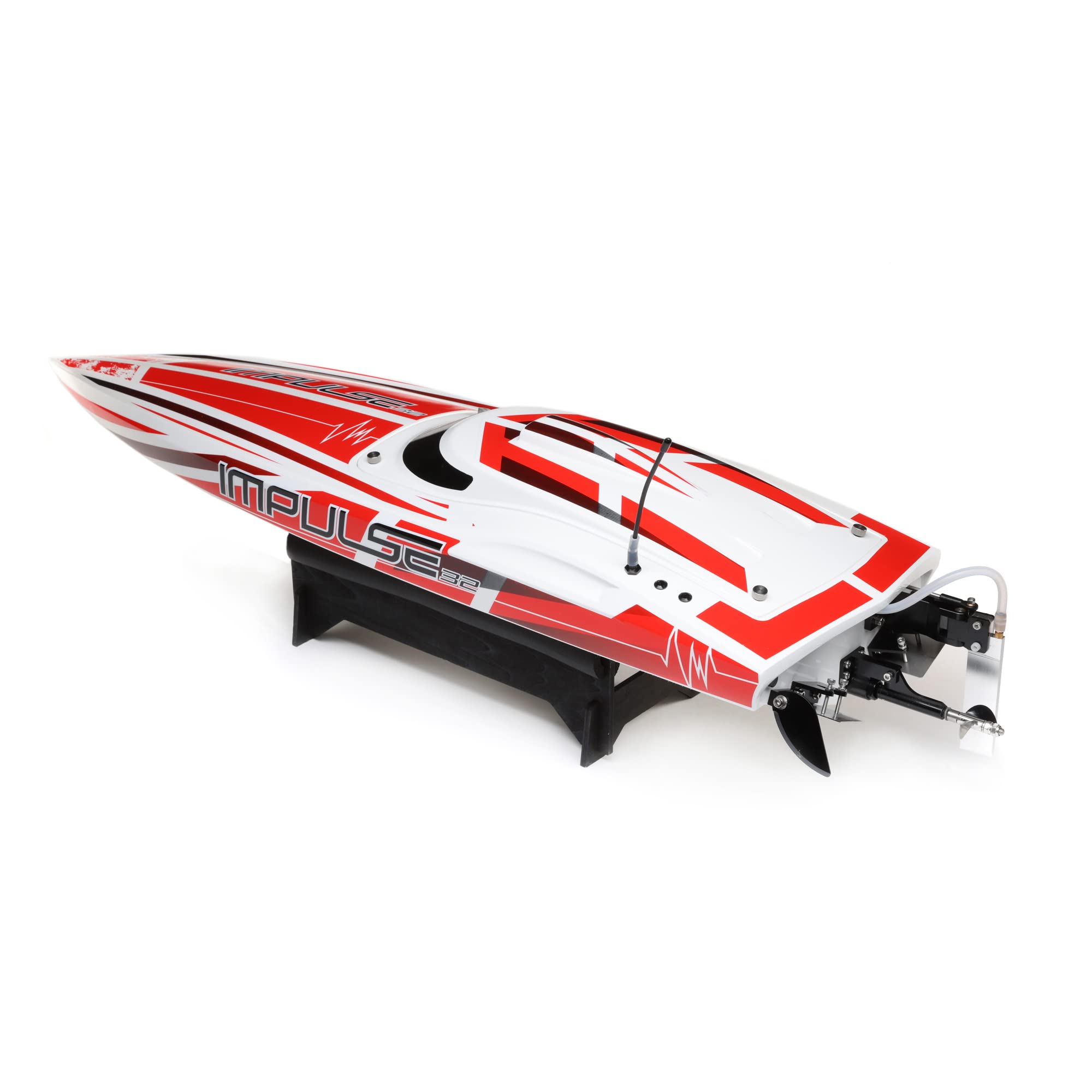 Pro-Boat PRB08037T2 Impulse 32, Deep-V Boat, Brushless, Smart, White/Red: RTR