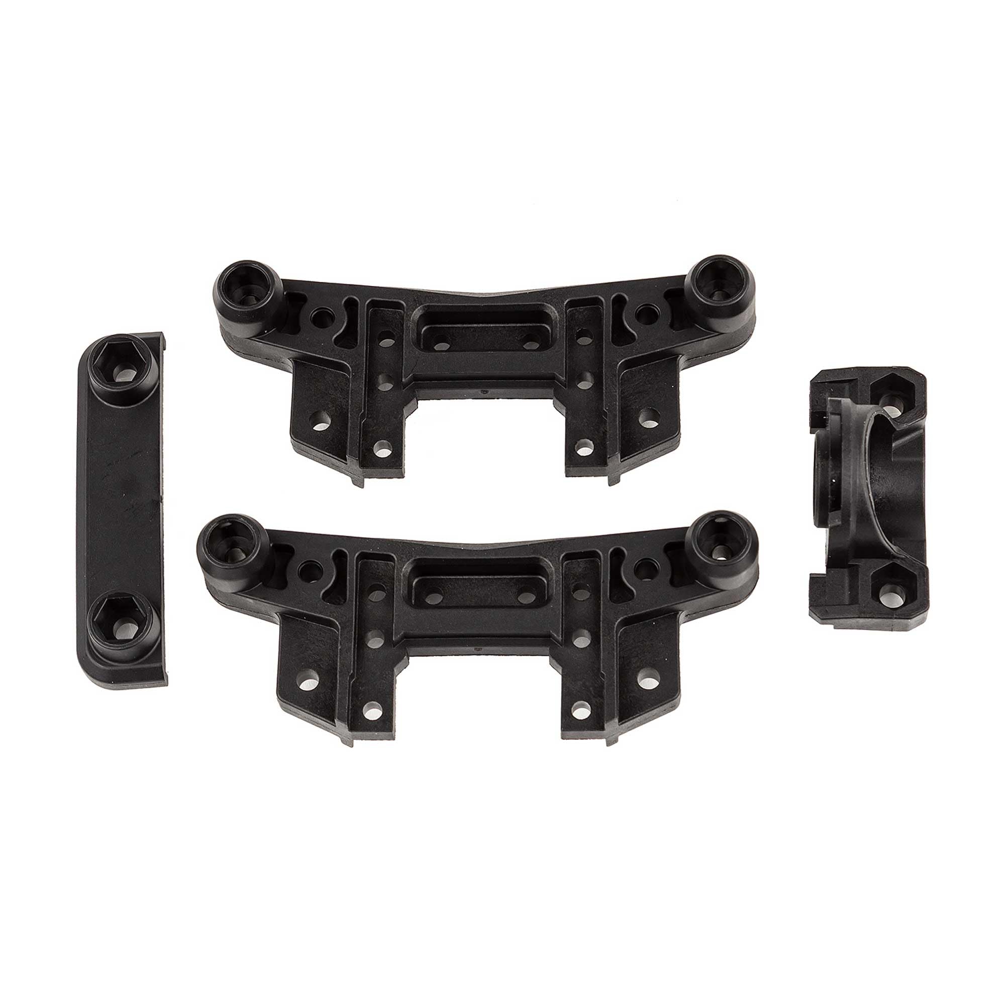Associated 26014 SR7 Shock Tower and Rear Bearing Support Set