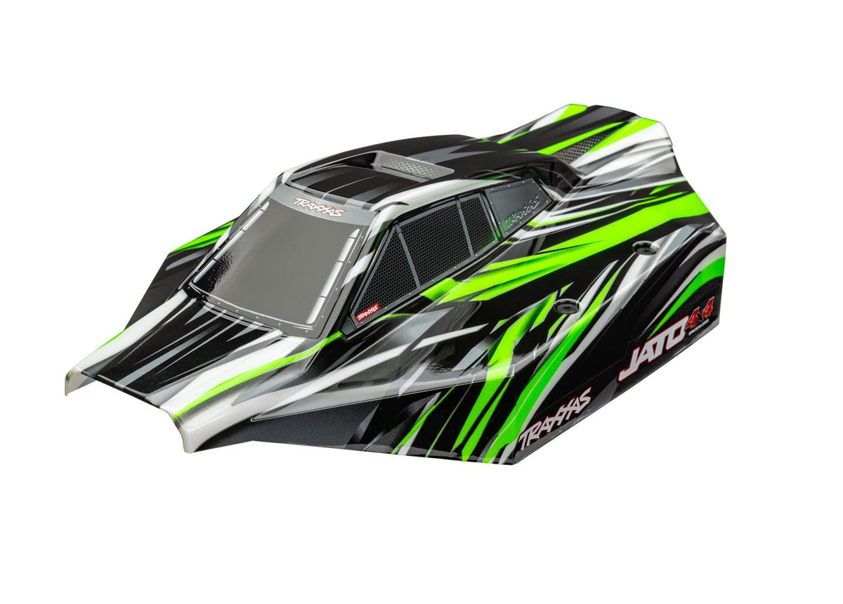 Traxxas 9018-GRN Body, Green: Jato 4x4